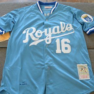 Brand NEW Kansas City Royals Jersey #16 Bo Jackson Men's Size Large